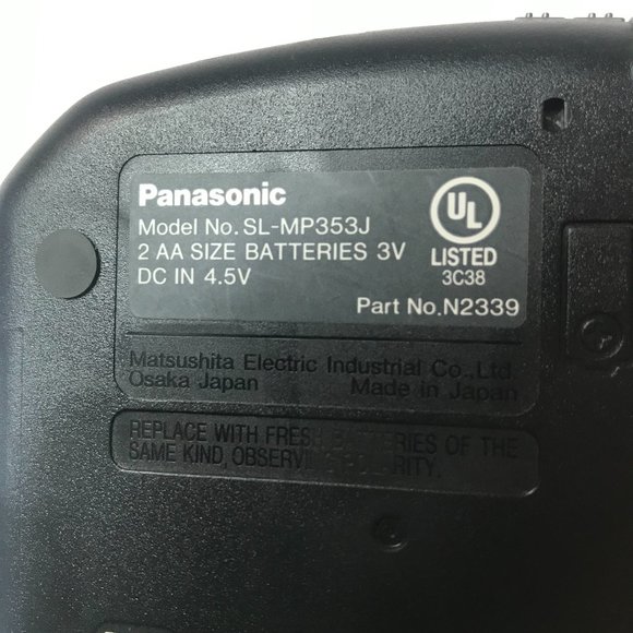 Panasonic Portable CD Player, Black Gray SL-MP353J - Picture 15 of 15